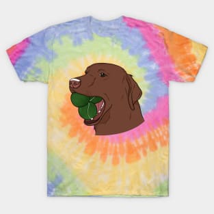 Brown Dog with Ball T-Shirt